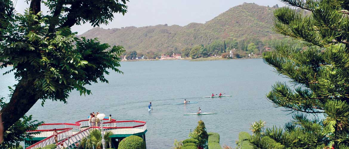 Boat Ride at Mansar Lake