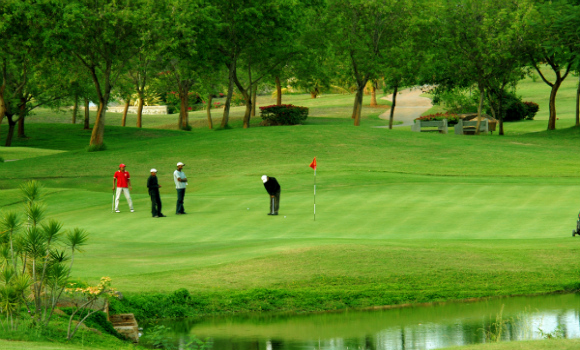 GOLFING