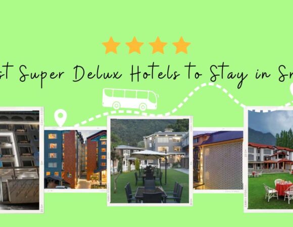 Best Luxury Super Deluxe Properties, 4 Star hotels to Stay in Srinagar
